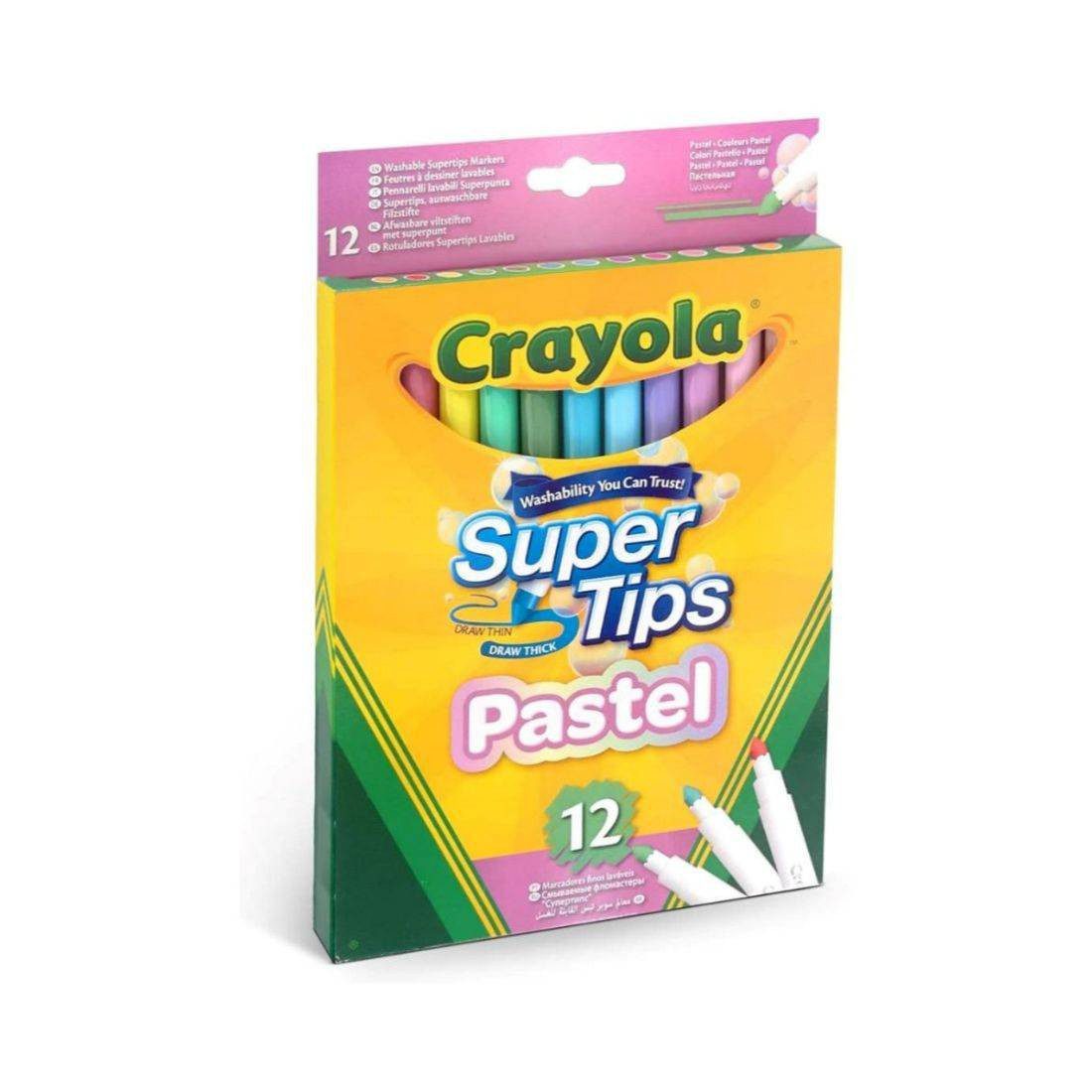 Crayola Washable Supert Tips Pastel Markers