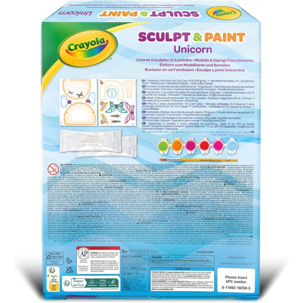 Crayola Sculpt And Paint Unicorn - Image 2