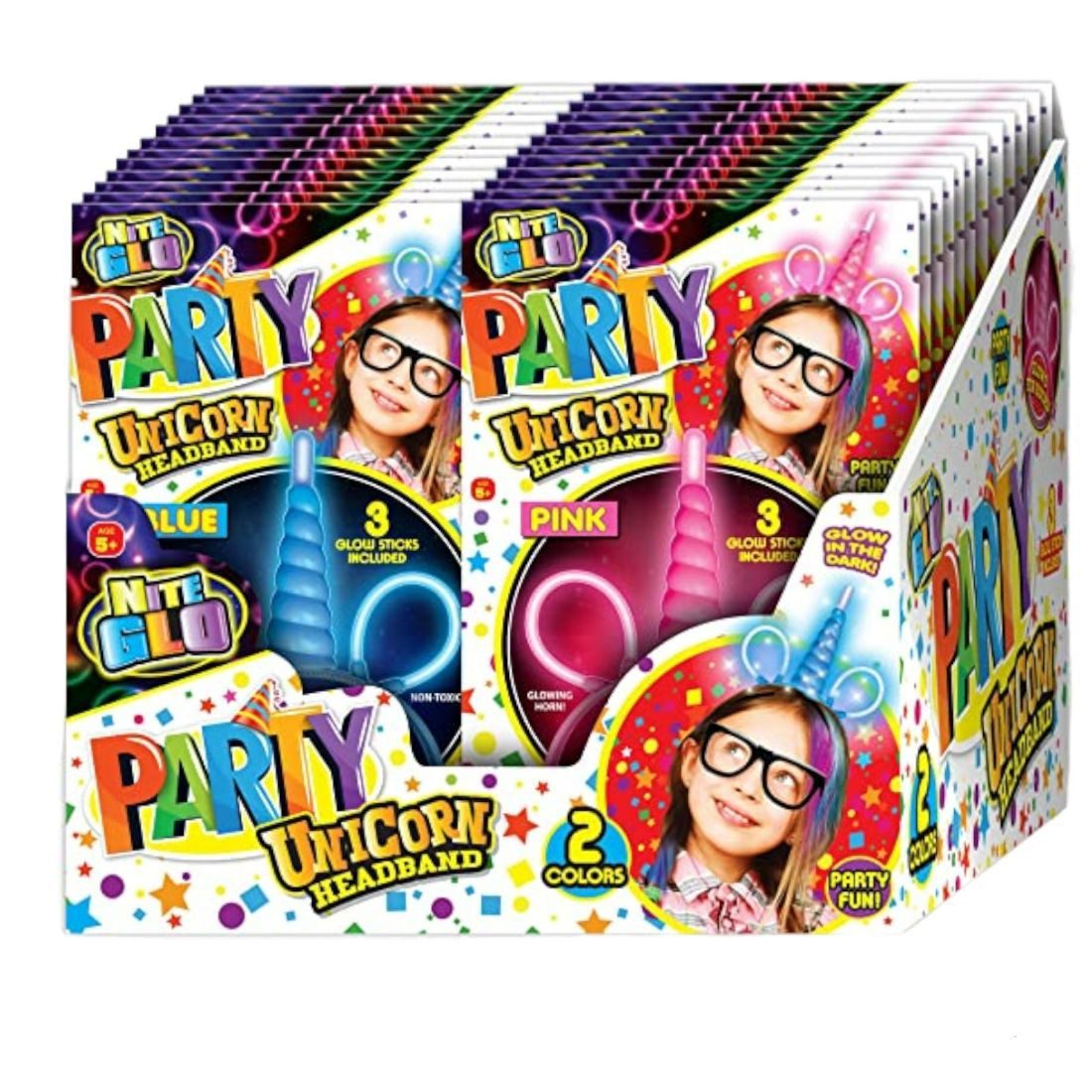 JA-RU Nite Glo Party Unicorn Headband