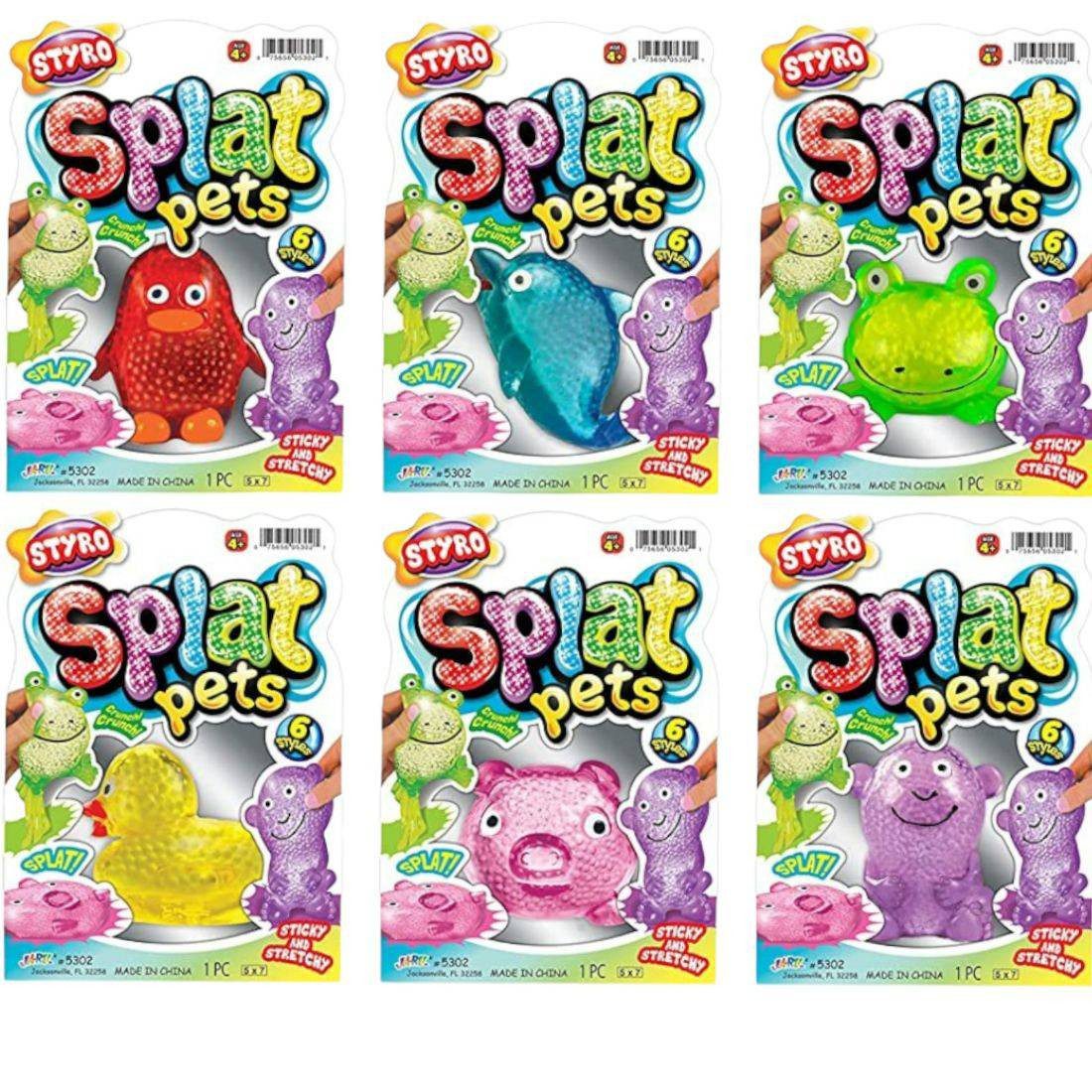 JA-RU Styro Splat Pets - Sticky and Stretchy
