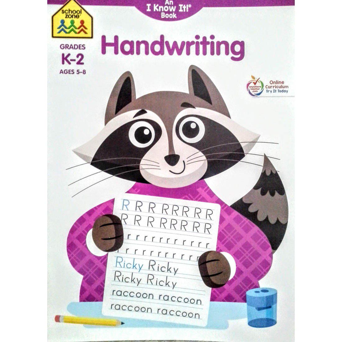 BAZIC School Zone Asst Workbooks HandWriting