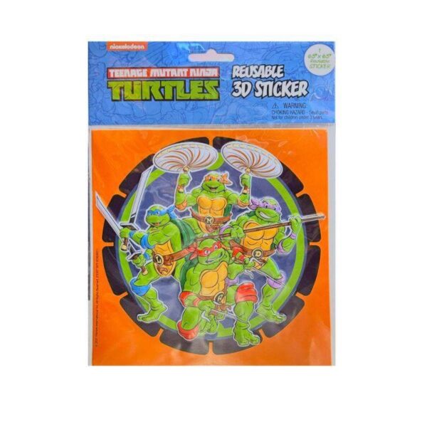 Inkology Teenage Mutant Ninja Turtles Reusable 3D Stickers