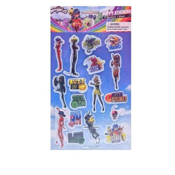 Inkology Miraculous Puffy Stickers