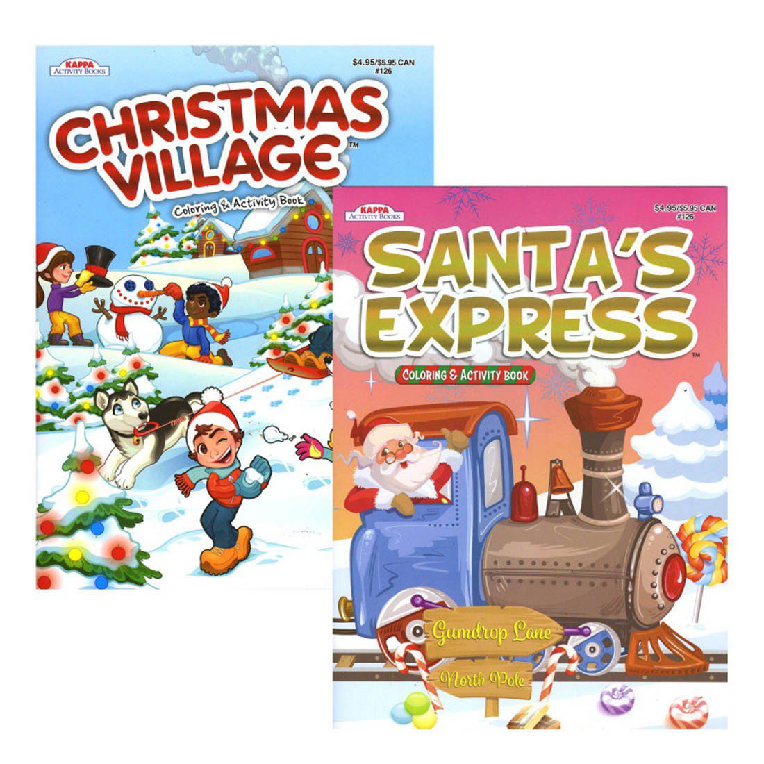 BAZIC KAPPA Christmas Coloring & Activity Book