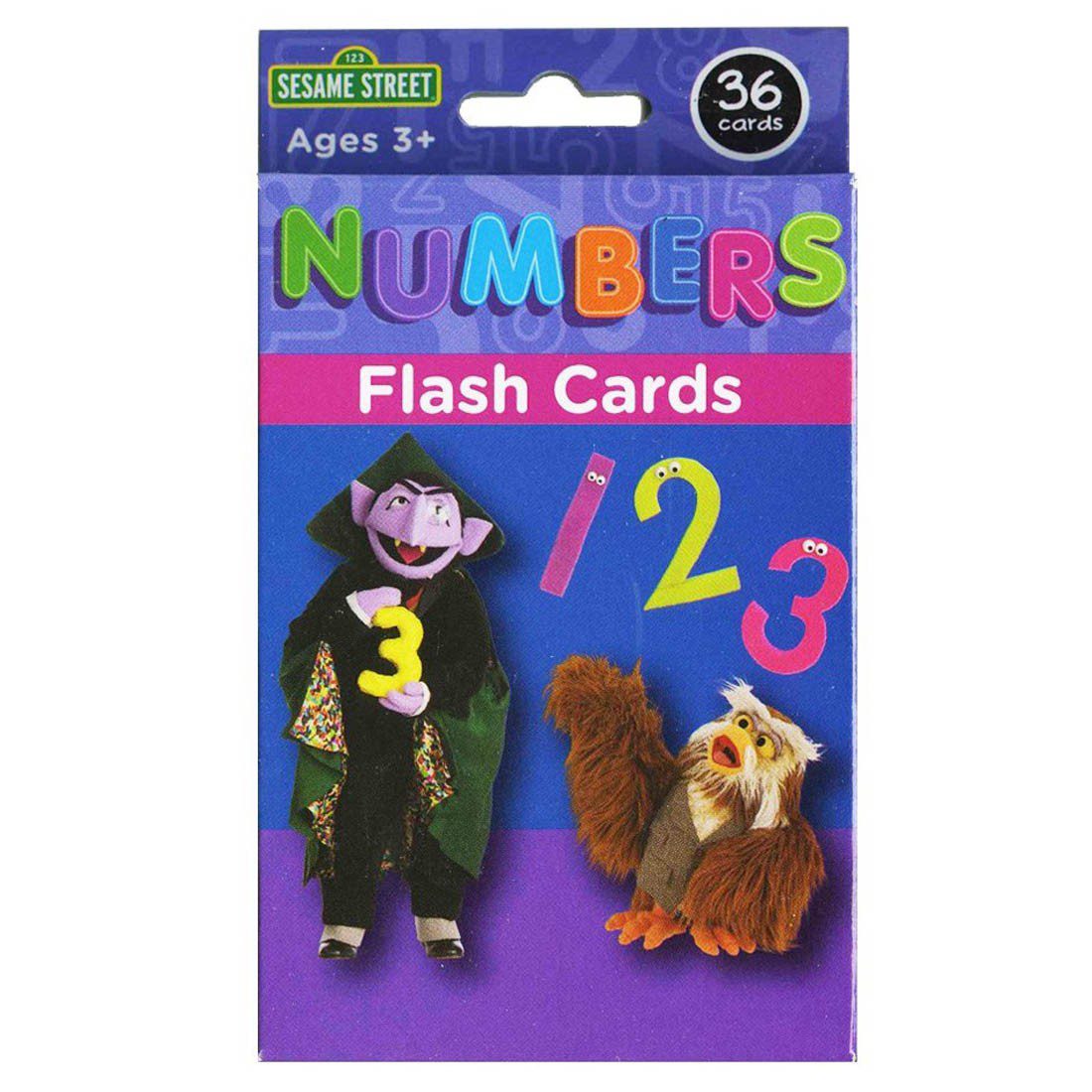 BAZIC Sesame Street Numbers Flash Cards