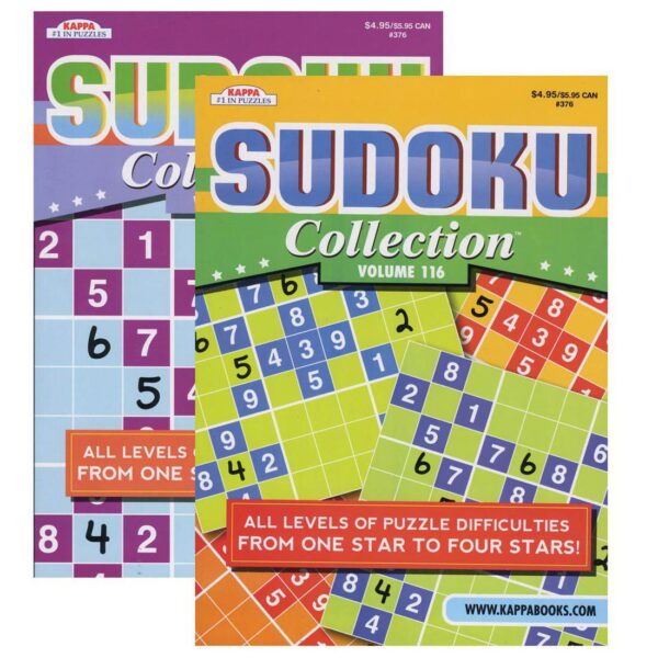 BAZIC KAPPA Sudoku Collection Puzzle Book