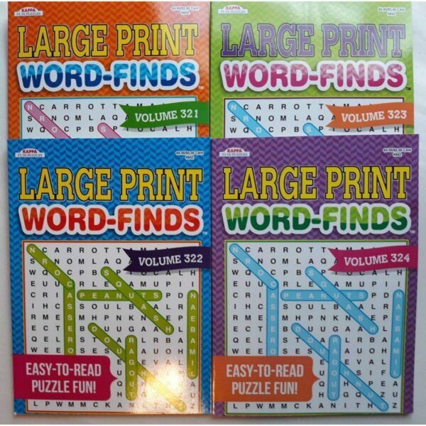 Bazic Kappa Large Print Word Finds