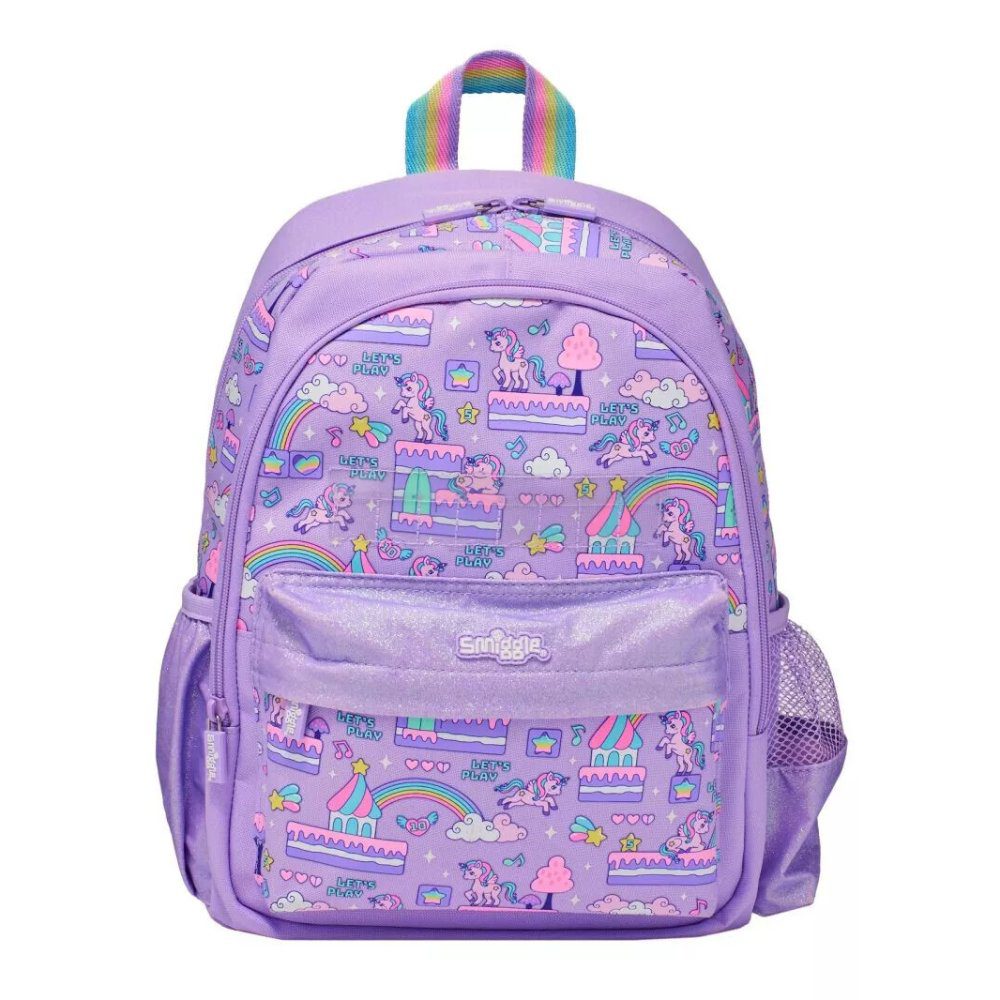 Smiggle Junior Backpack - Unicorn Purple