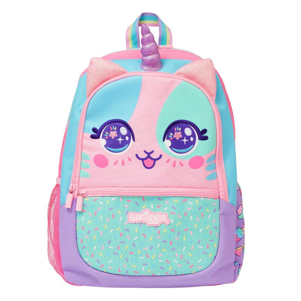 Smiggle Classic Backpack - Kitten & Unicorn