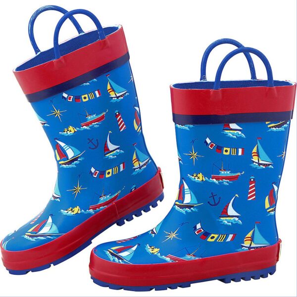 Stephen Joseph Kids Rain Boots Nautical
