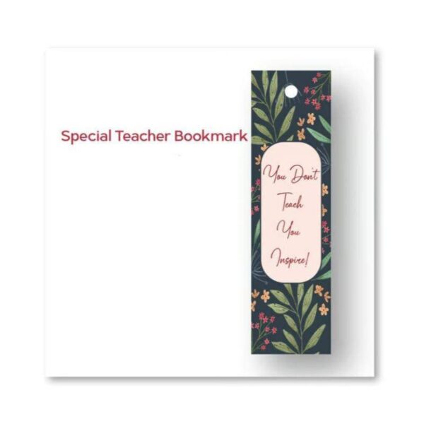 Ratibni Special Teacher Bookmark