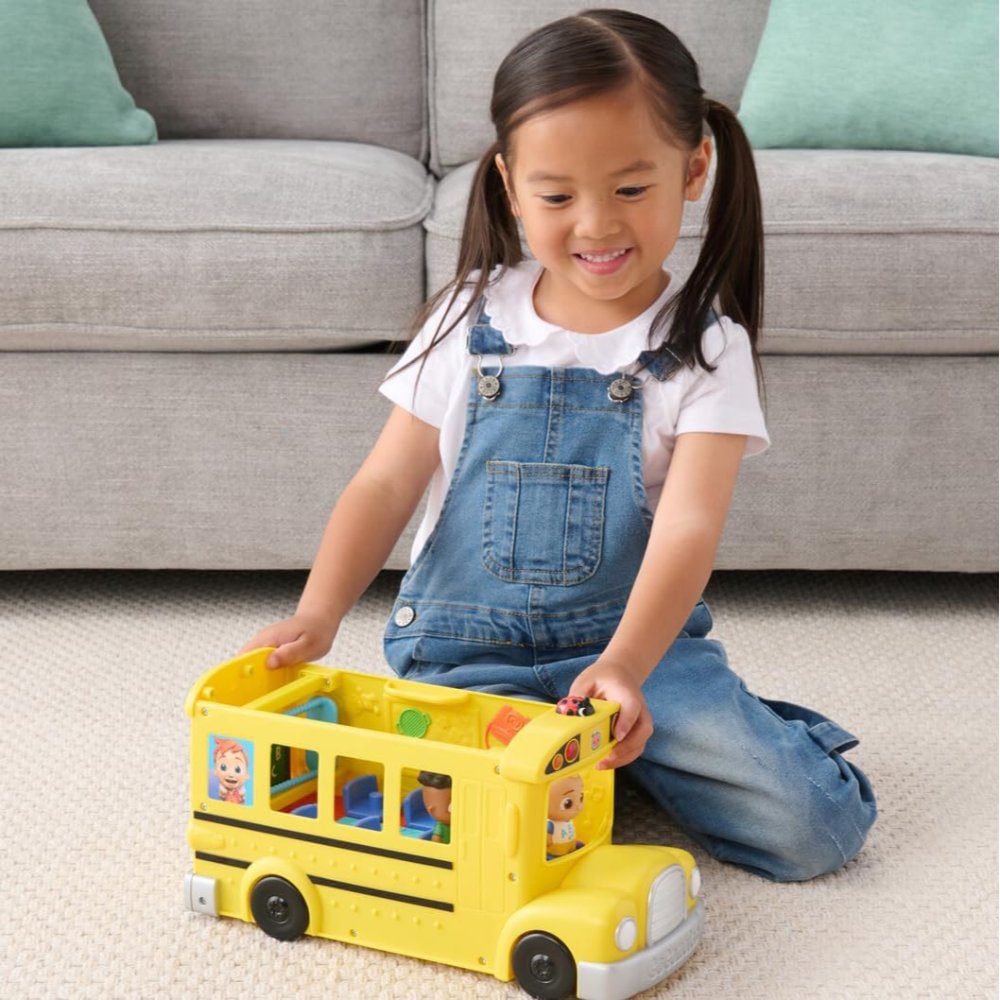 Jazwares CoComelon Musical Transforming School Time Bus - 3 Songs - Image 3