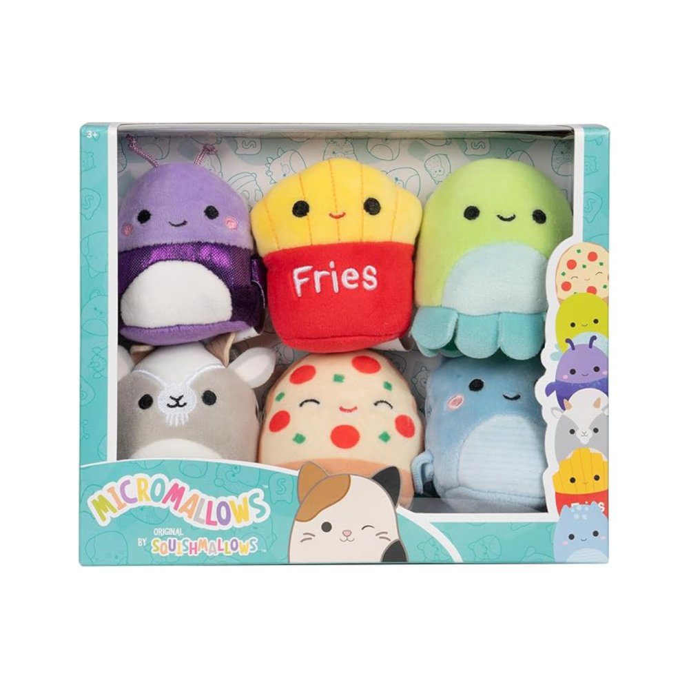 Jazwares Squishmallows Micromallows 2.5" Plush 6 Pack (Axel the Beetle)