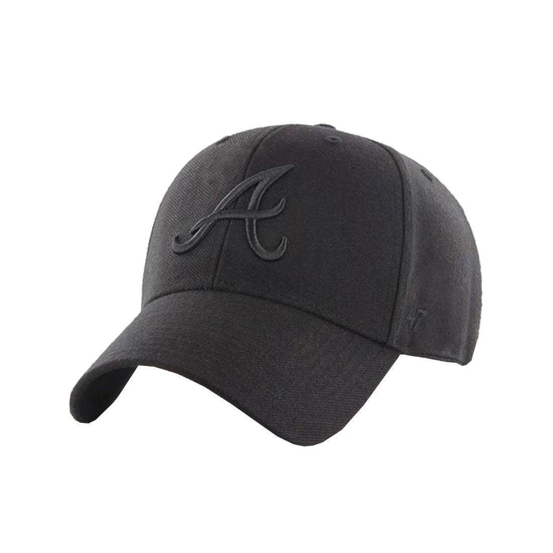 47 Brand Braves Snapback MVP Cap Black