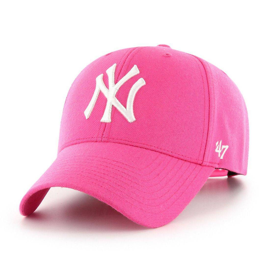 47 Brand New York Yankees Baseball Cap Magenta Pink