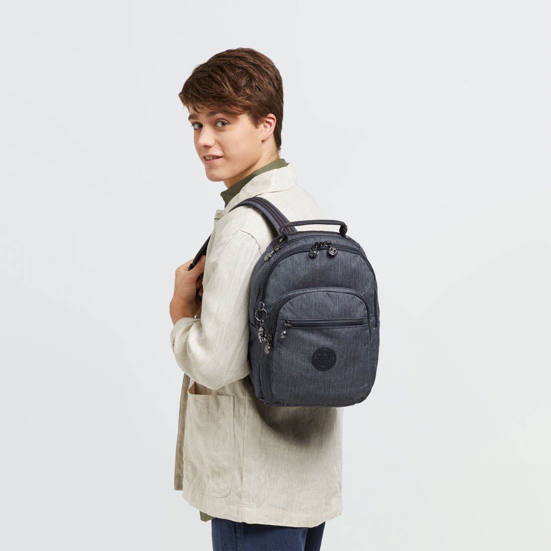 Kipling Seoul backpack Active Denim - Image 4