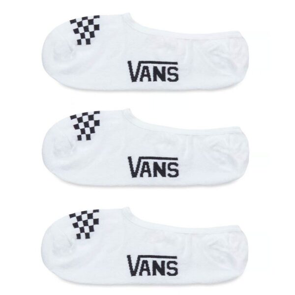 Vans Classic Canoodle 3-Pack - White Black Checkerboard 37-41 Eur