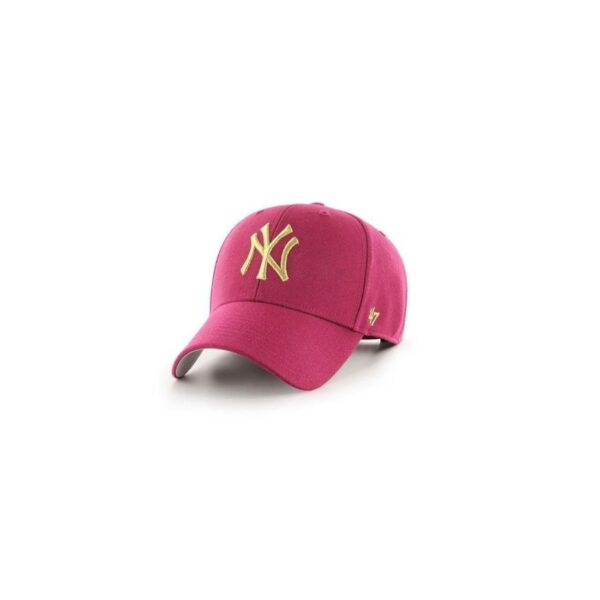 47 Brand NY Yankees Galaxy Metallic Snapback MVP Cap Violet
