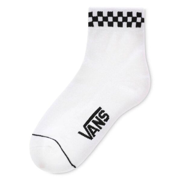 Vans Peek-A-Check Crew White & Black Adult Socks Size 7-10 - Pack of 1