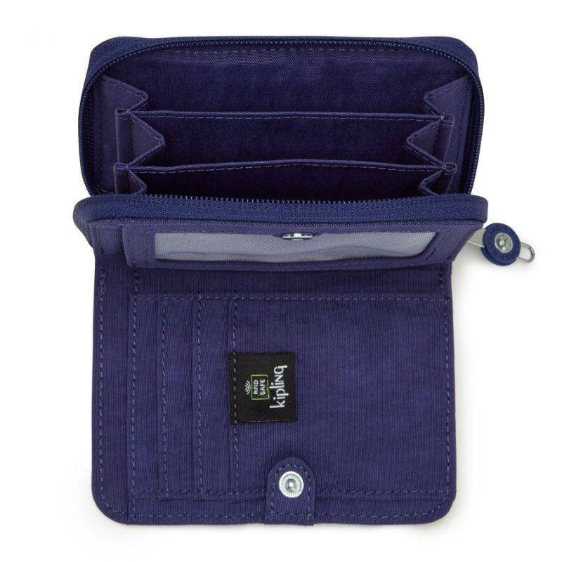 Kipling Wallet Deep Sky Blue Money Love - Image 3