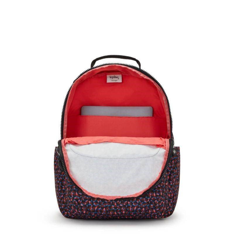 Kipling Backpack Seoul Happy Squares - Image 3