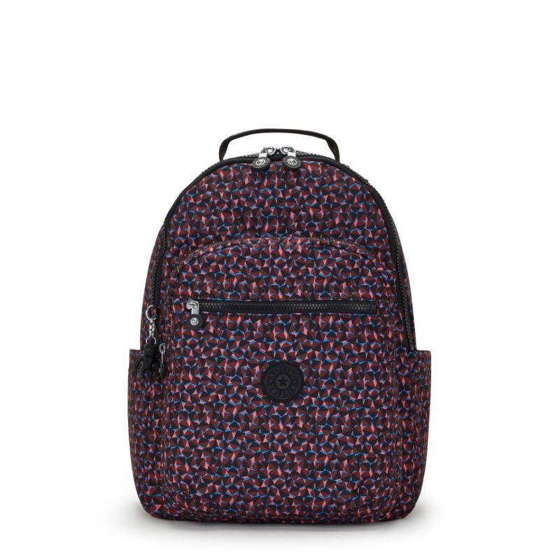 Kipling Backpack Seoul Happy Squares