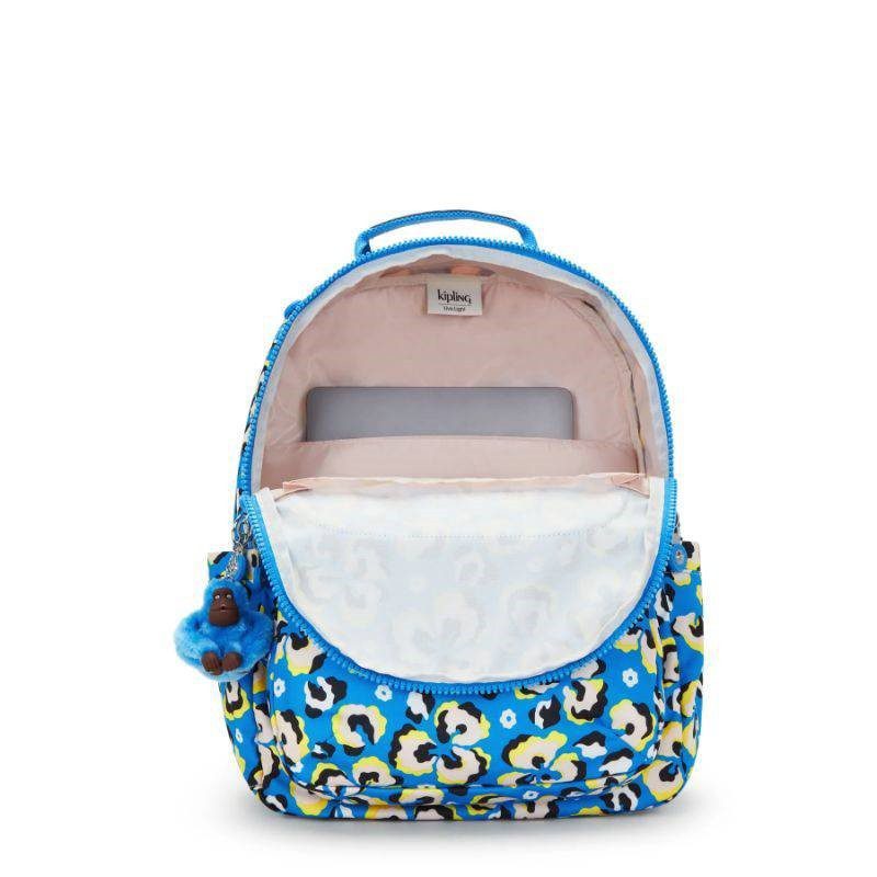 Kipling Backpack Seoul Leopard Floral - Image 3