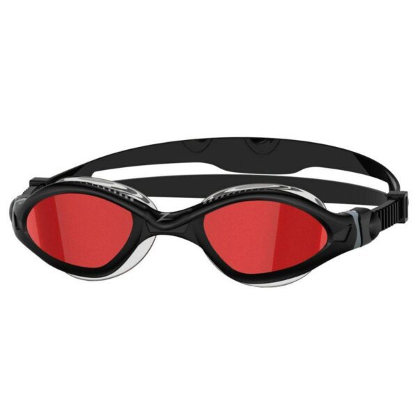 Zoggs Tiger LSR + Titanium Goggles Color Lens - Black