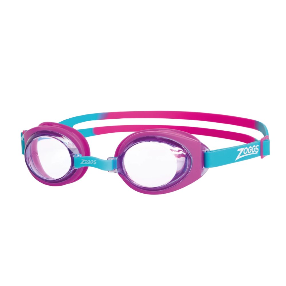 Zoggs Little Ripper Kids Swimming Goggles Pink Turquoise