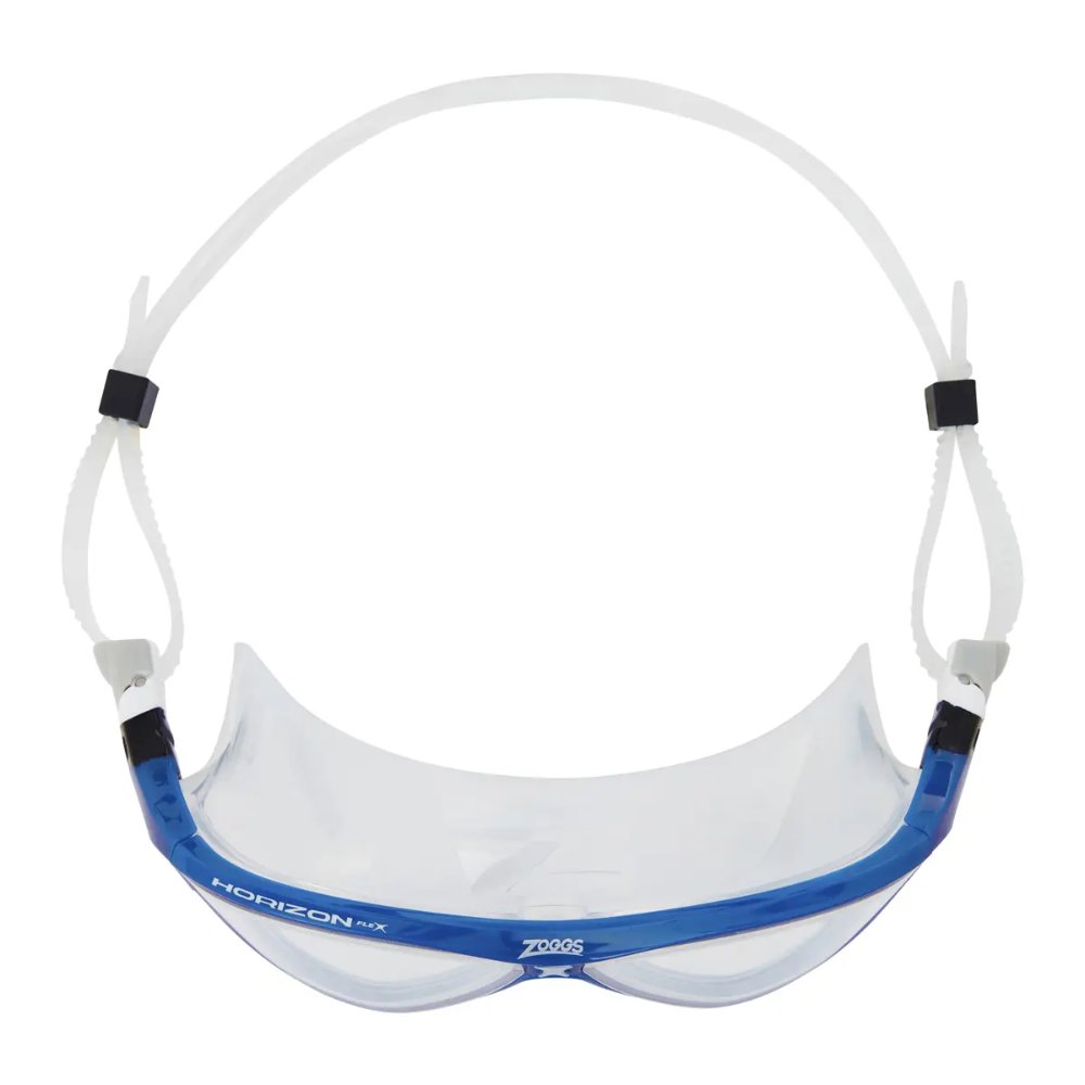 Zoggs Horizon Flex Mask - Clear/Blue with Clear Lenses - Image 3