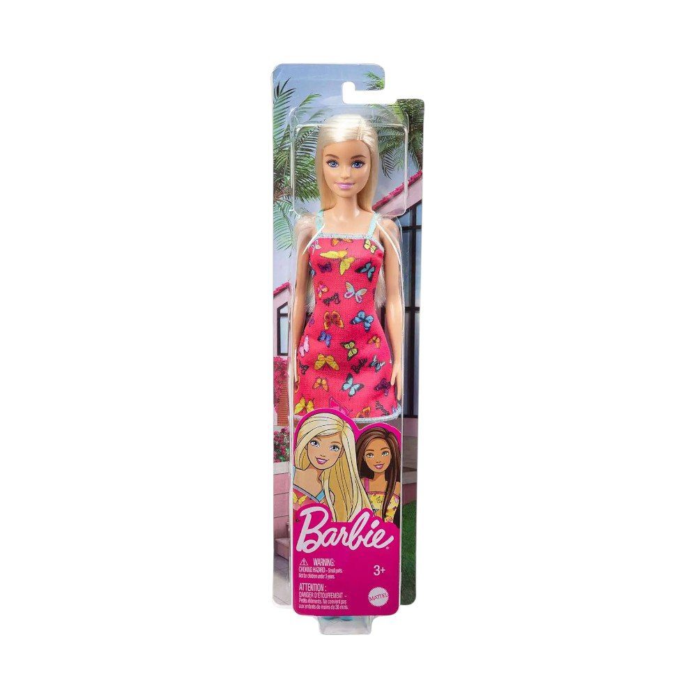 Mattel Barbie Doll in Pink Butterfly Dress