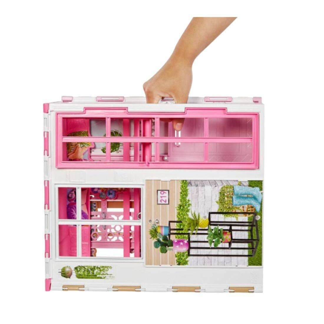Barbie Dollhouse Playset - 2 Levels & 4 Play Areas - Image 2