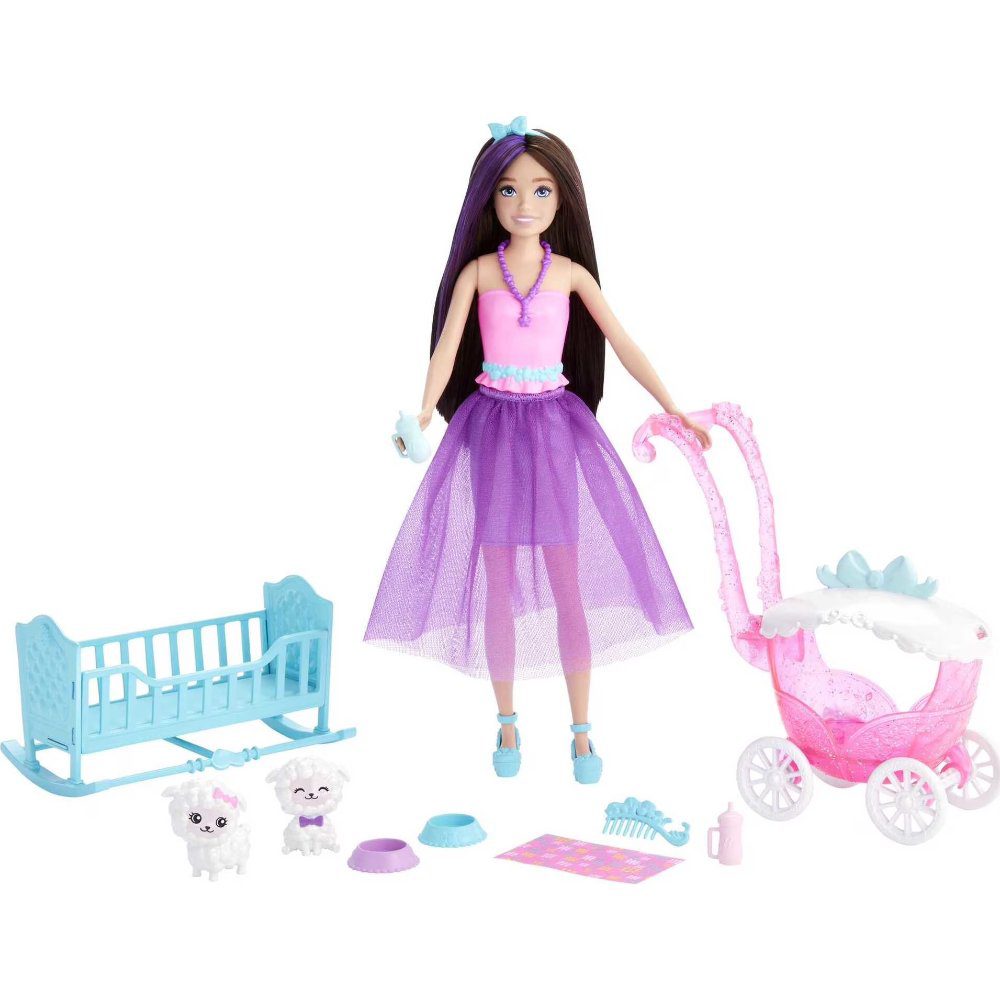 Mattel Barbie Dreamtopia Skipper Doll With Nursery Set - Image 2