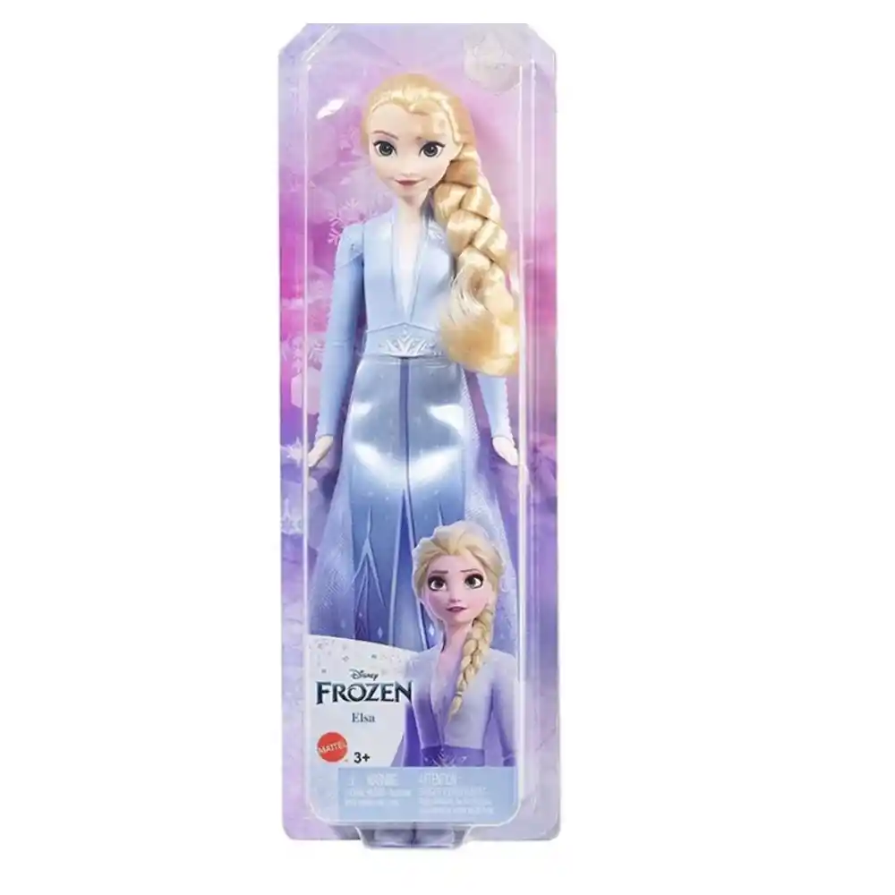 Mattel Disney Frozen Doll Elsa with Blue Dress