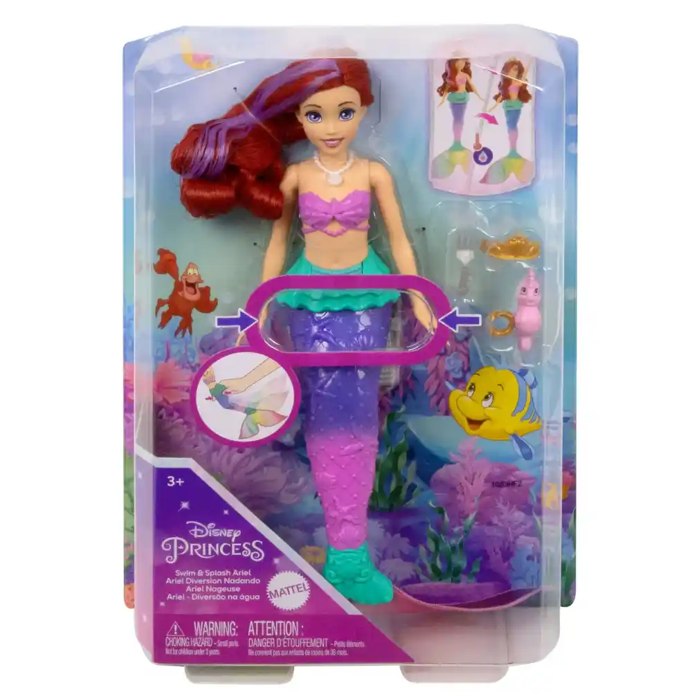 Mattel Disney Princess Swim & Splash Ariel Doll