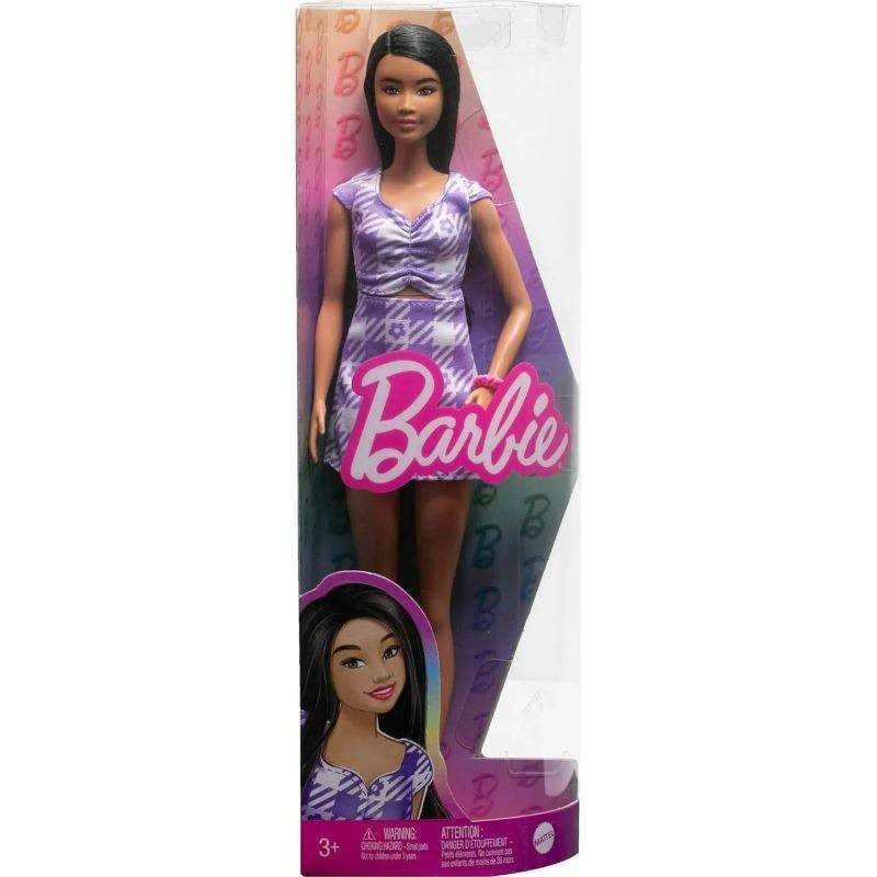 Mattel Barbie Fashionistas Doll Wavy Black Hair And Tall Body
