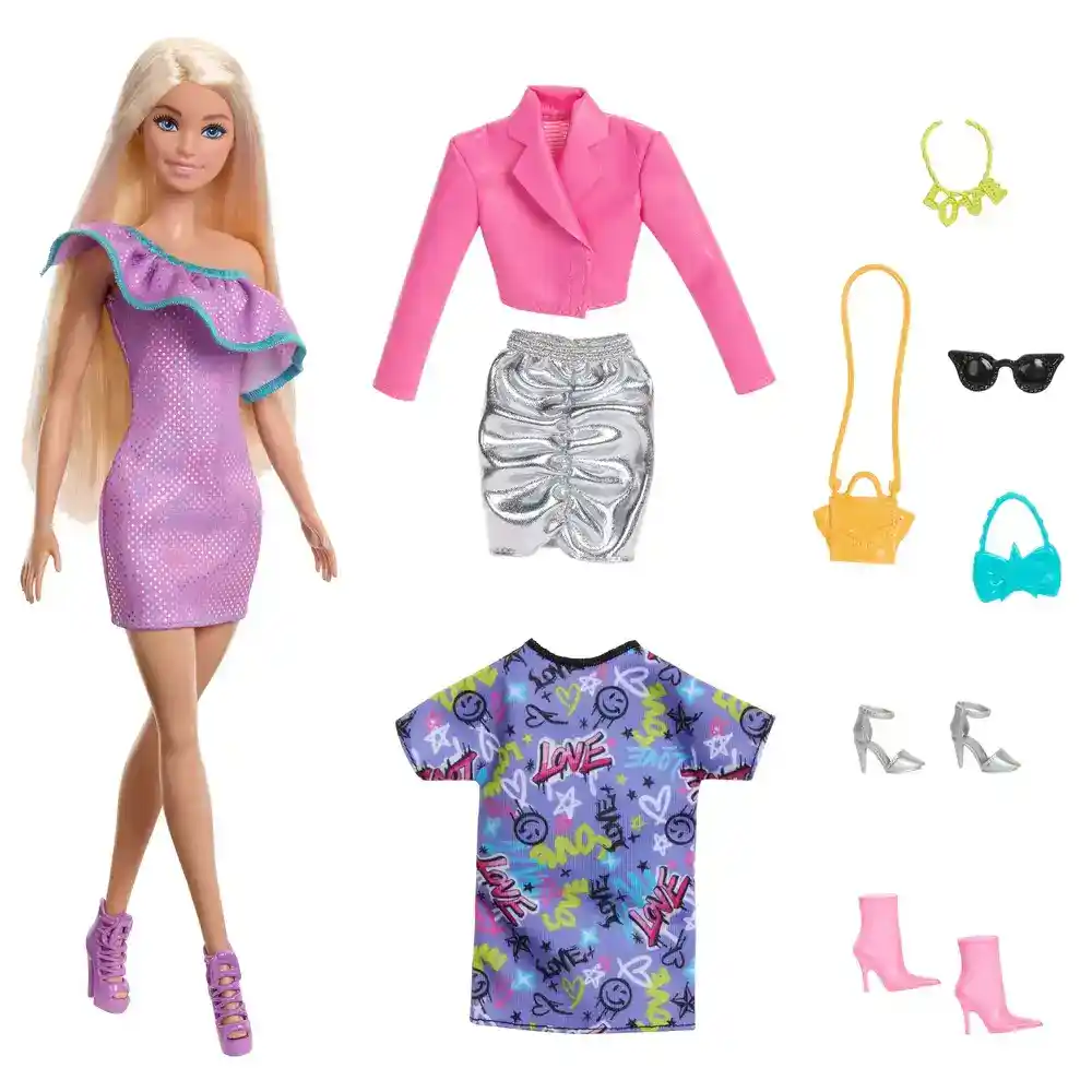 Mattel Barbie Doll & Party Fashions - Image 2