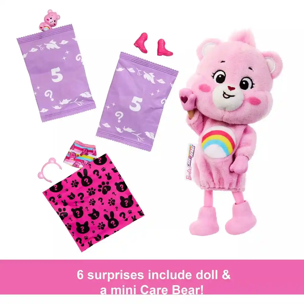 Mattel Barbie Cutie Reveal Care Bears Surprise Doll Blind Box - Assorted - Image 3