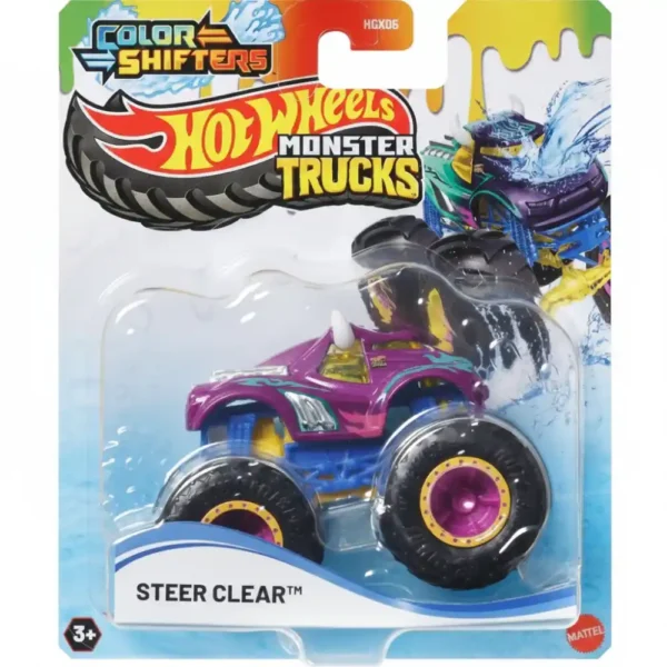 Mattel Hot Wheels Monster Trucks Color Shifters - Steer Clear