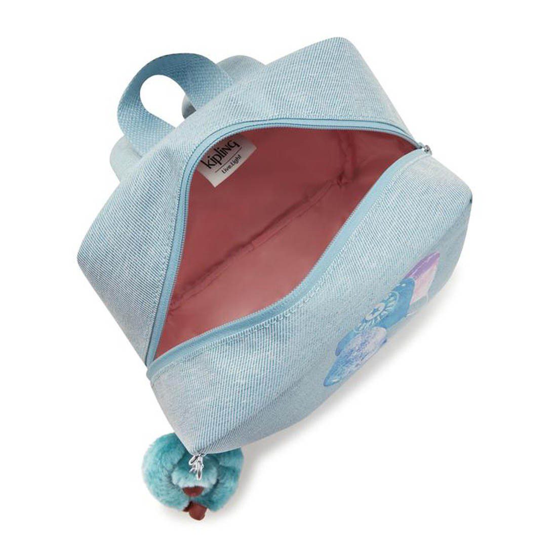Kipling Soo Backpack Aqua Confetti - Image 3