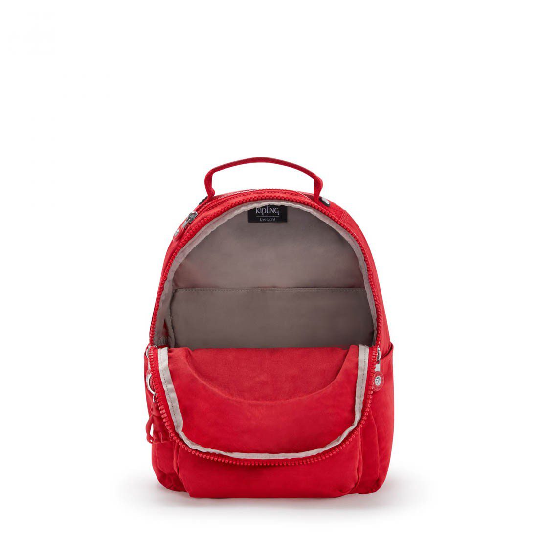 Kipling Seoul Backpack S Red Rouge - Image 2