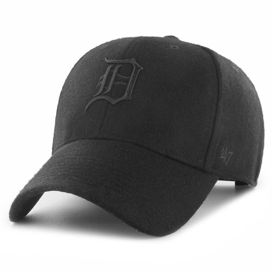 47 Brand Detroit Tigers Melton Snap MVP Cap Black