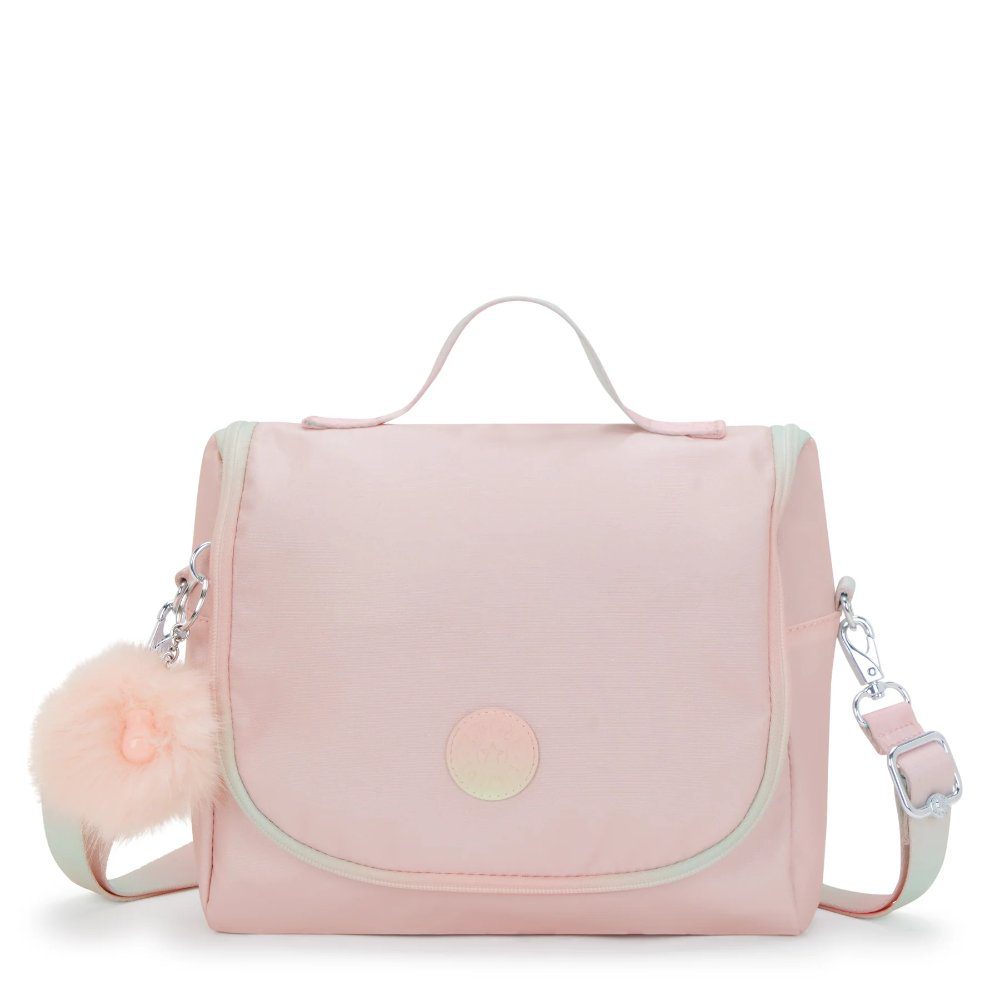 Kipling Kichirou Lunch Bag - Blush Metallic