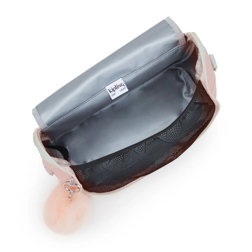 Kipling Kichirou Lunch Bag - Blush Metallic - Image 3