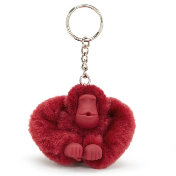 Kipling Monkey Clip S - Funky Red Small Monkey Keyhanger