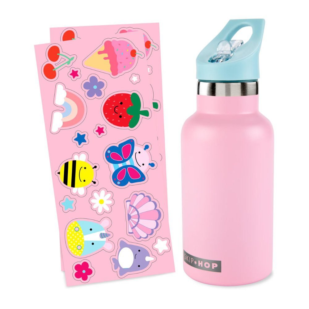 Skip Hop Stainless Steel Canteen Bottle With Stickers 380ml product thumbnail 3
