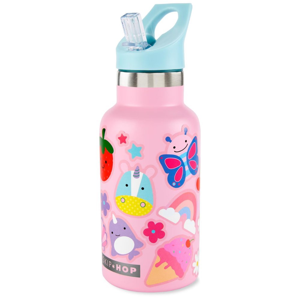 Skip Hop Stainless Steel Canteen Bottle With Stickers 380ml product thumbnail 4