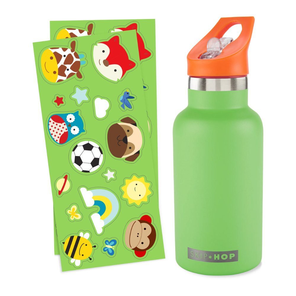 Skip Hop Stainless Steel Canteen Bottle With Stickers 380ml product thumbnail 6