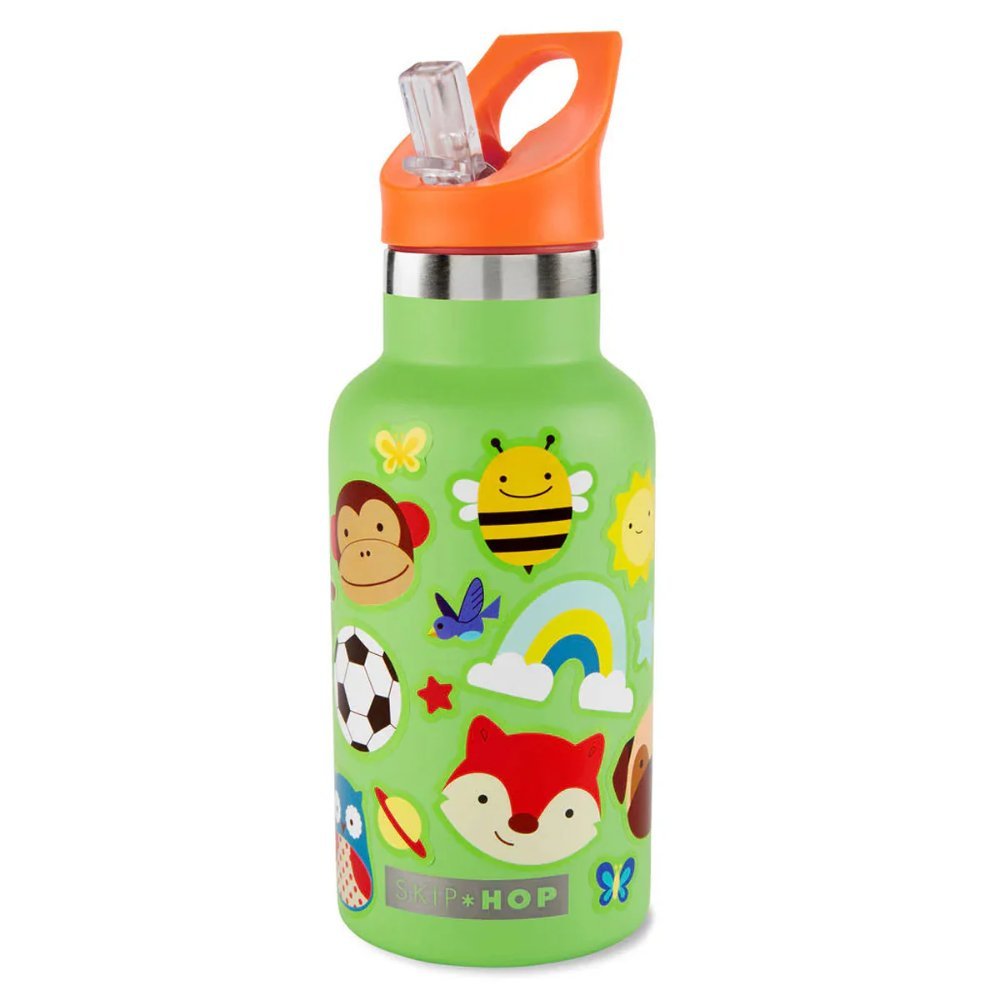 Skip Hop Stainless Steel Canteen Bottle With Stickers 380ml product thumbnail 7