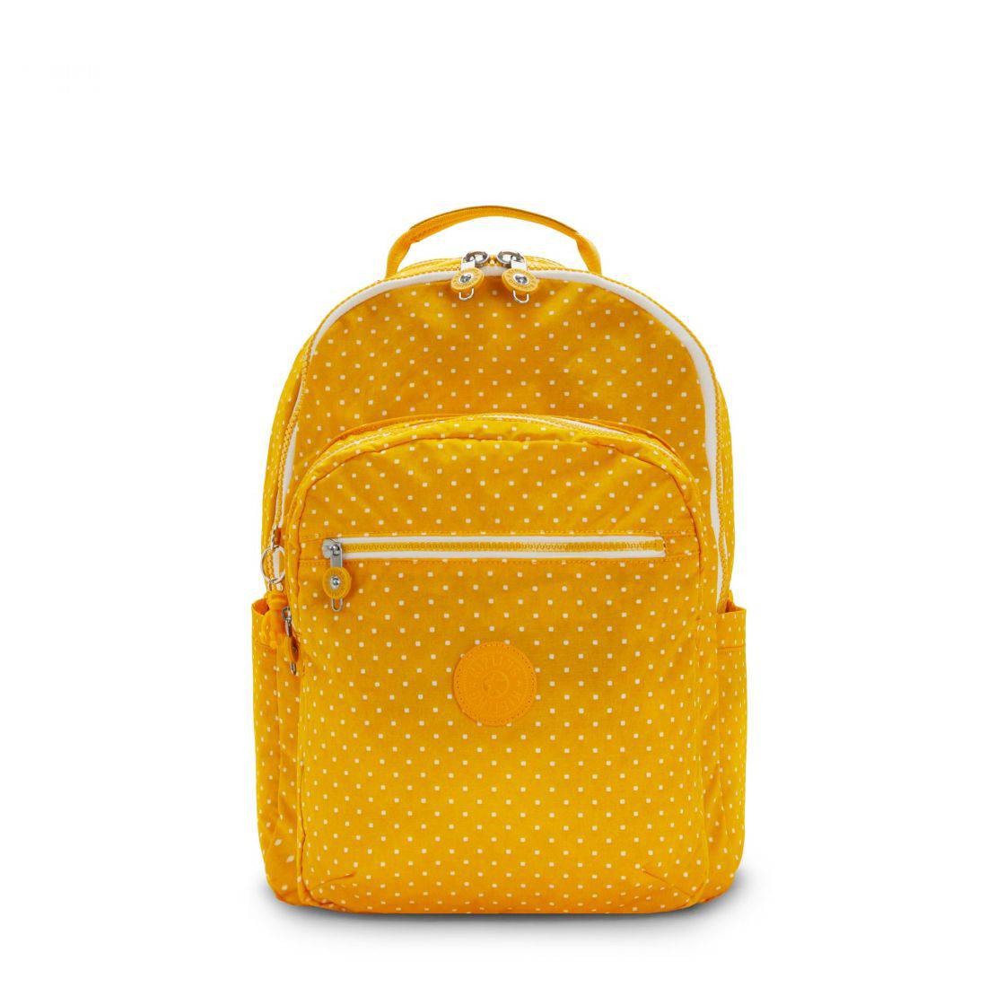 Kipling Seoul Backpack Soft Dot Yellow TheOutfit me Kipling Seoul Backpack Soft Dot Yellow TheOutfit me